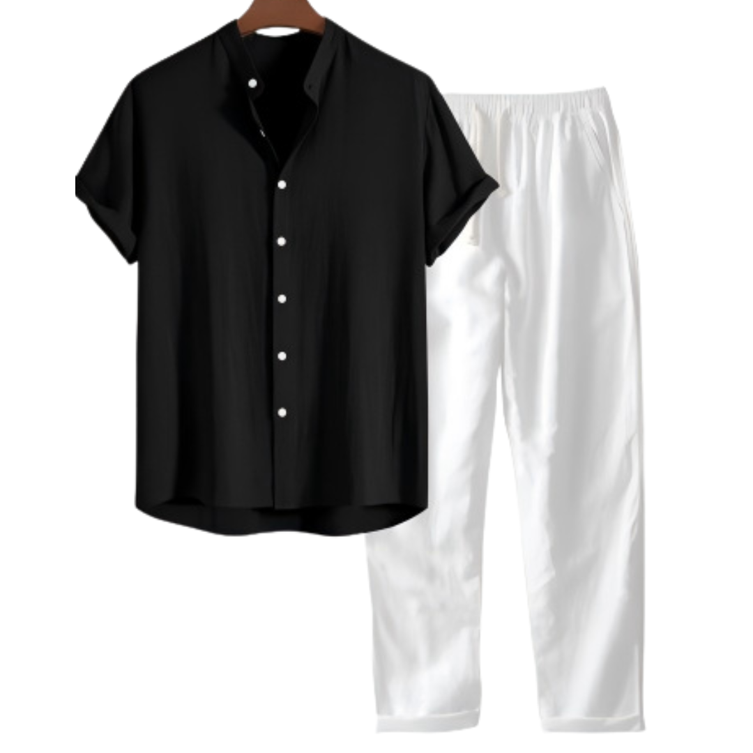 Men's Old Money Linen Summer Set