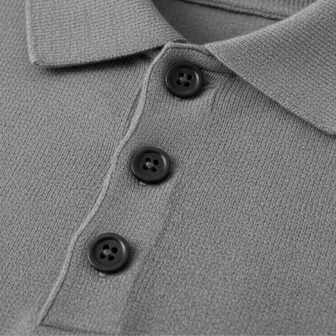 Men’s Smart Wool Polo Sweater