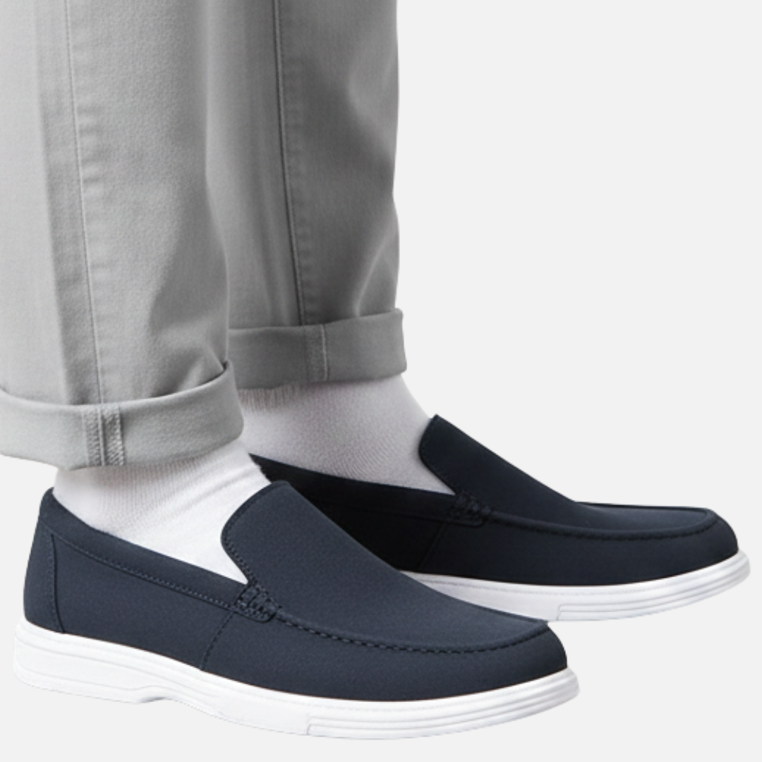 Men's Smart Suede Loafers - Casual Slip-On Driving Shoes