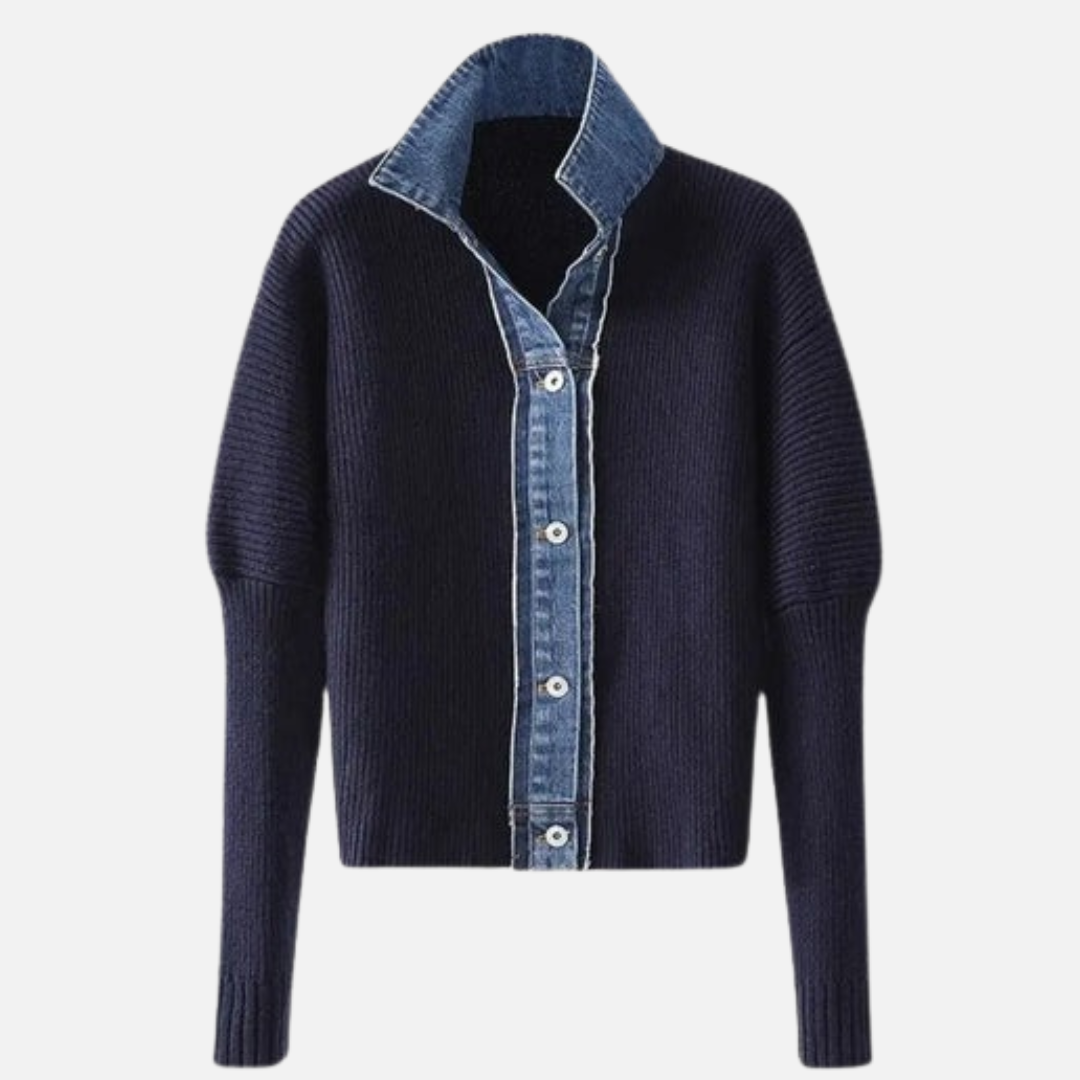 Women’s Knit Denim Sweater