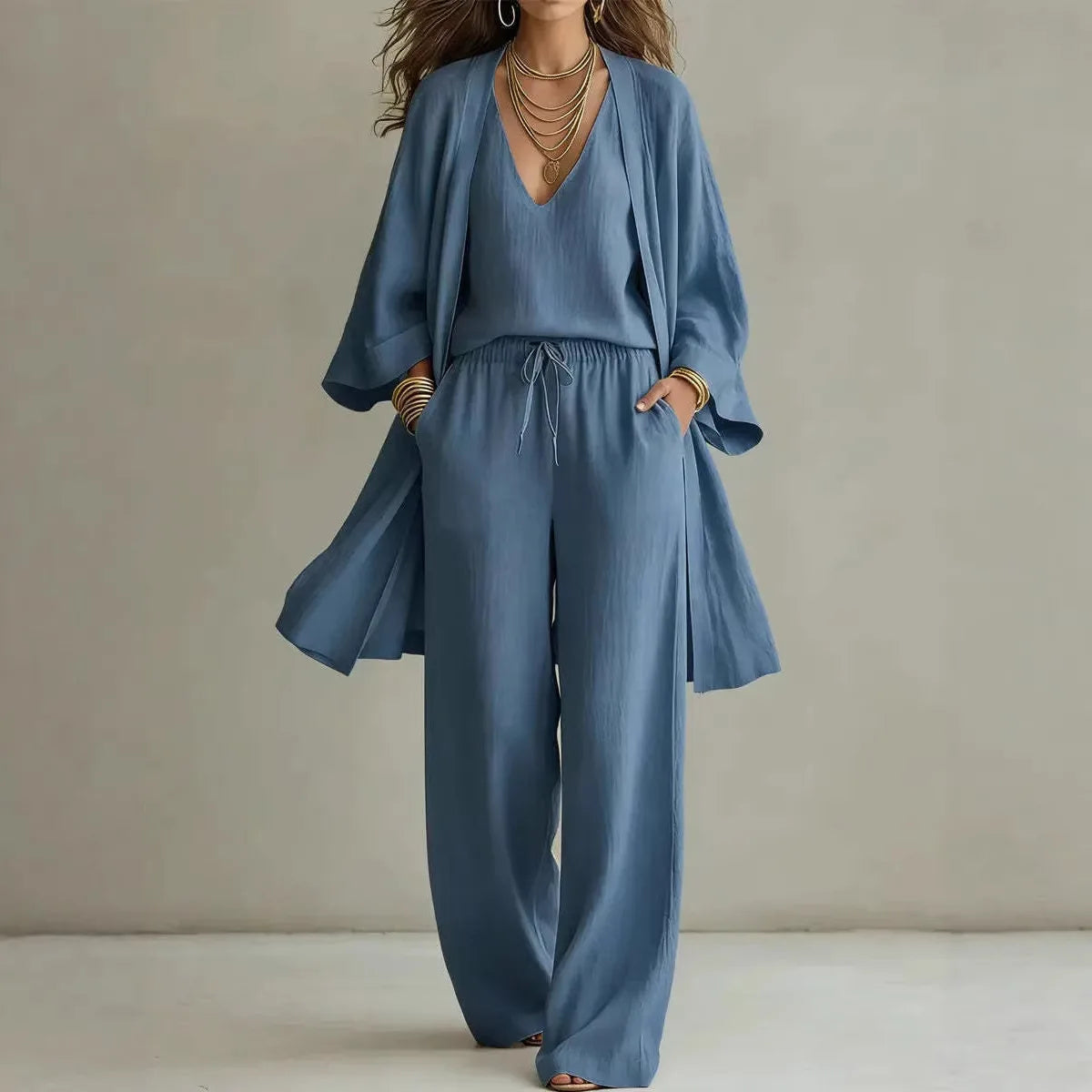 Bailey Linen 3 Piece Co-ord Set 2