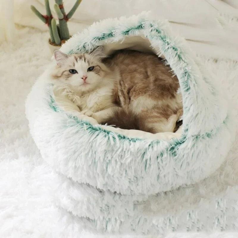 Cozy cat & dog bed | Warm, Soft & Safe 10