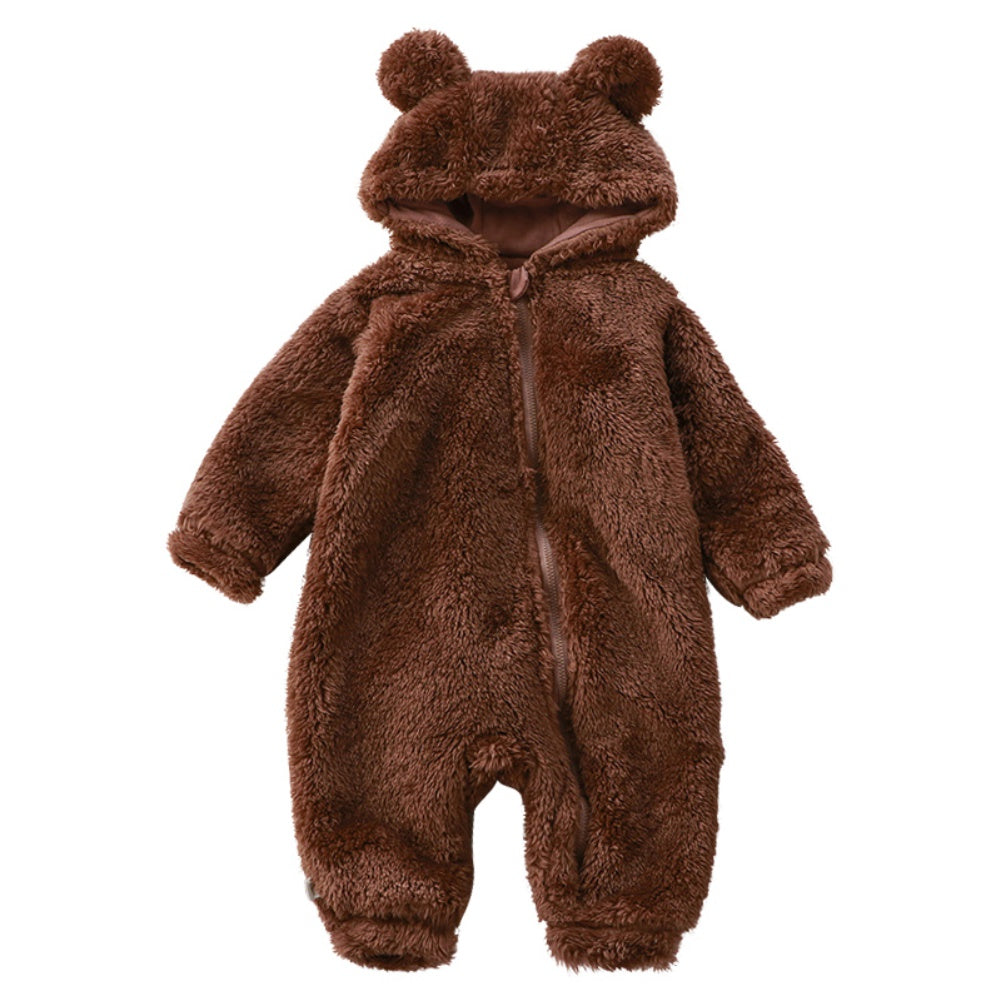 Warm and Adorable Bear Onesie for Babies 1
