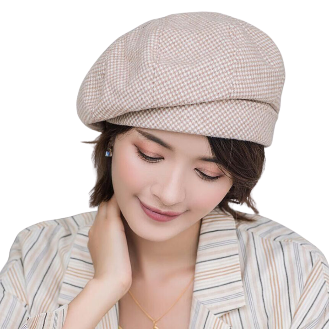 Women’s Classic Wool Beret – Soft French Winter Hat