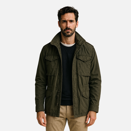 Men’s Utility Field Jacket – Rugged Style