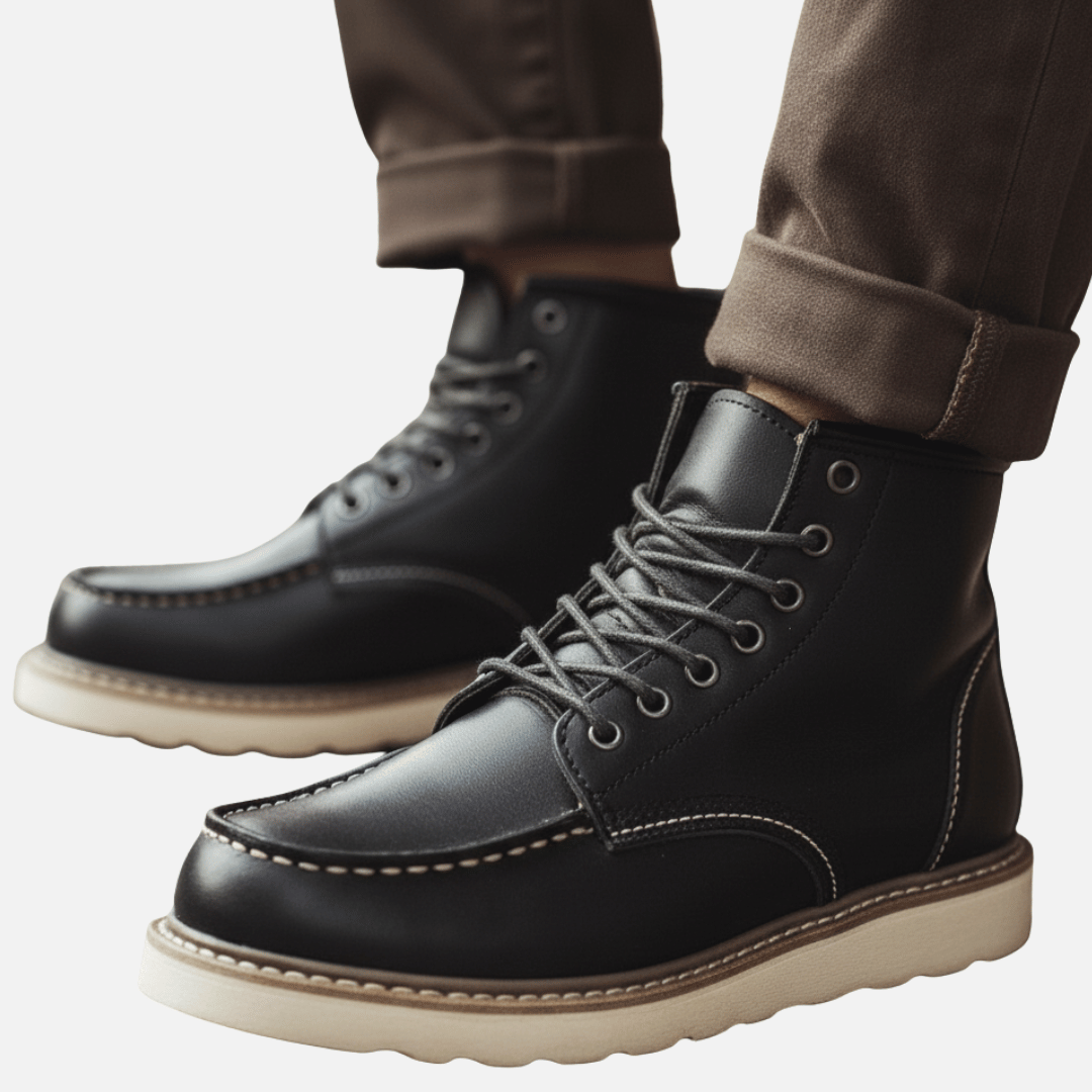 Men’s Leather Boots – Durable Comfort Shoes