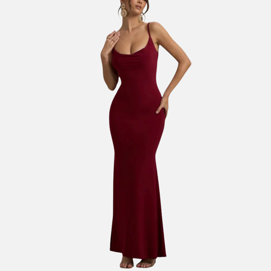 Women's Backless Mermaid Maxi Dress