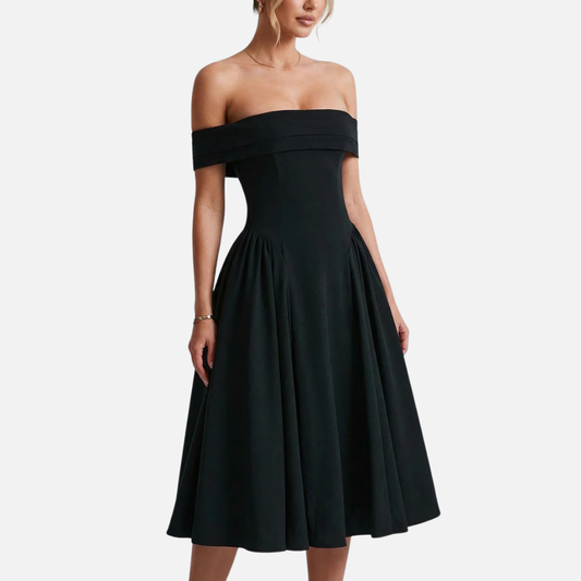 Women's Bardot Off-Shoulder Midi Dress