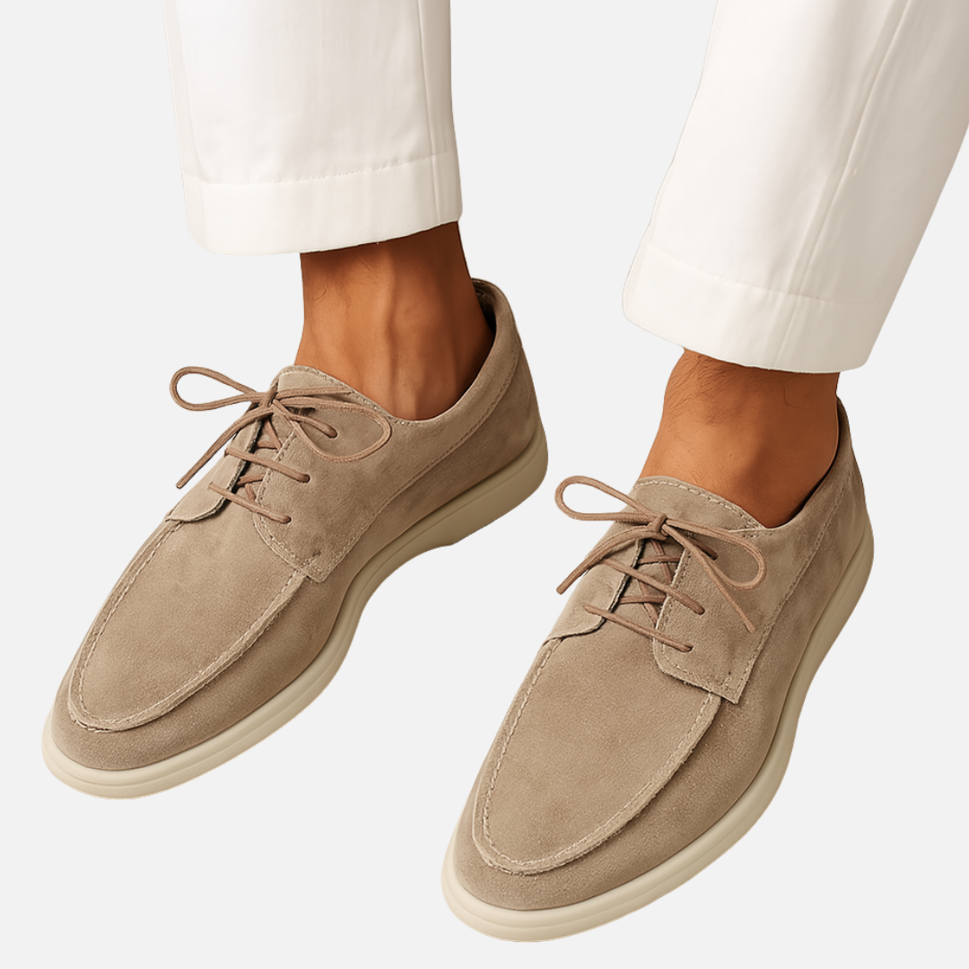 Men’s Suede Loafers - Suede Old Money Shoes