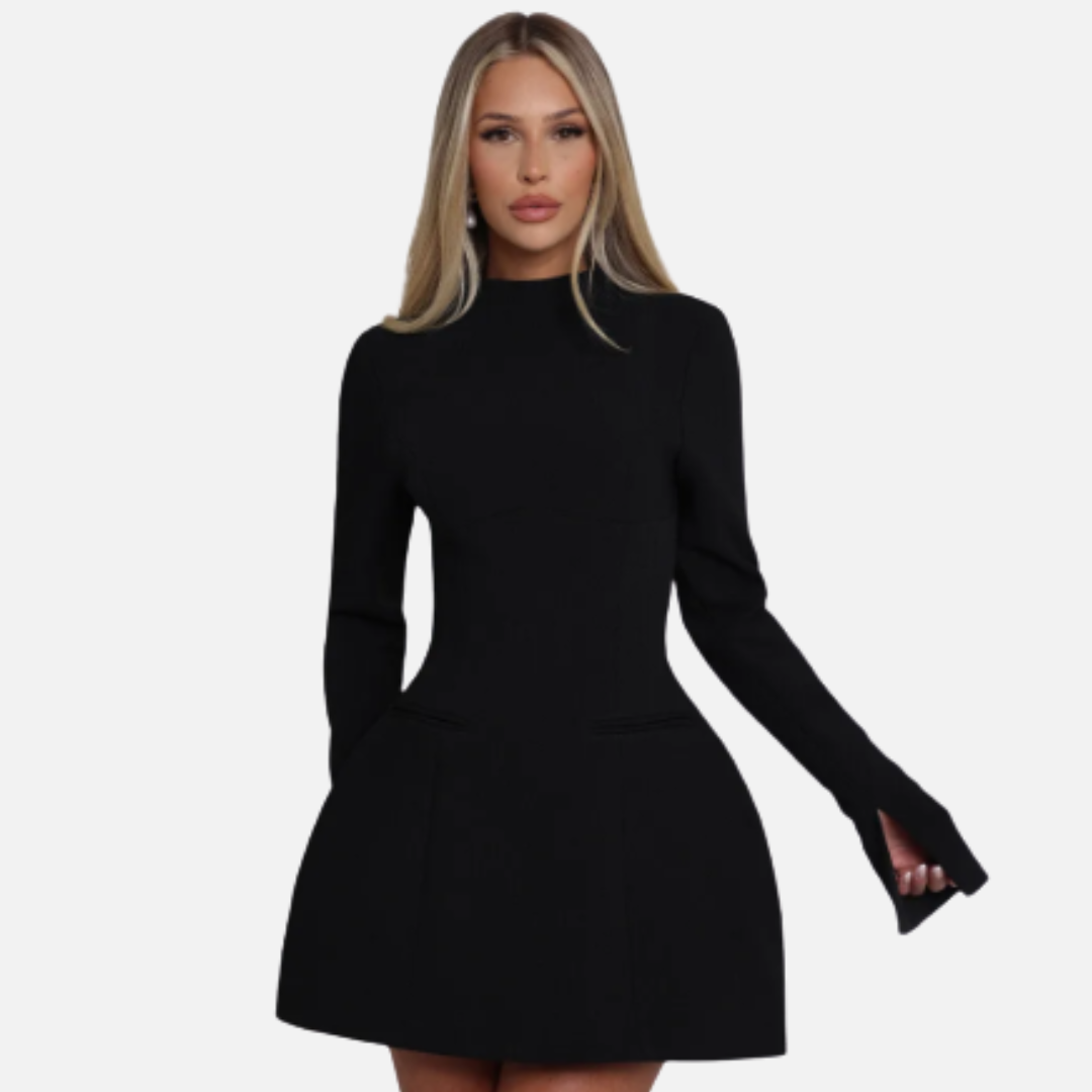 Women's Sculptural Mini Wedding Dress