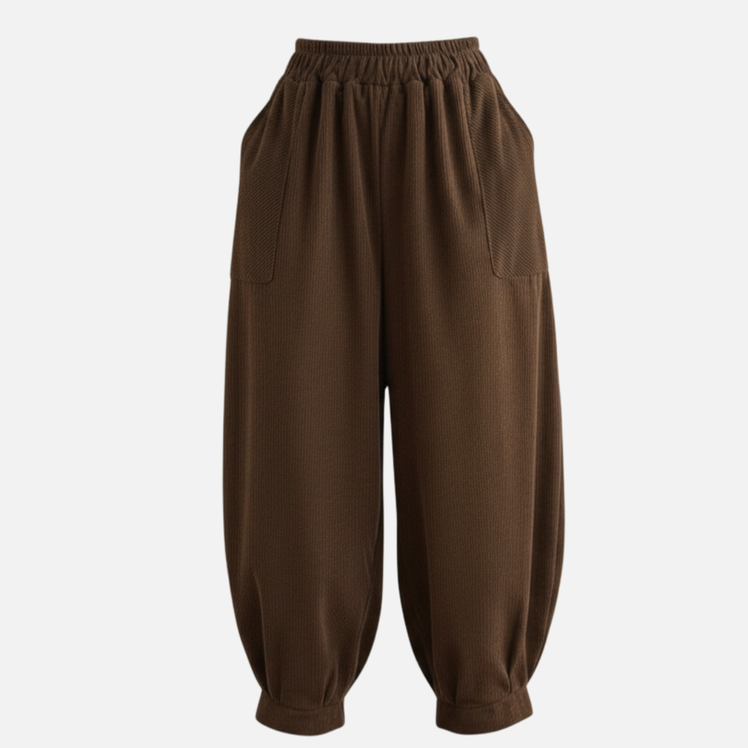 Women’s Corduroy Wide-Leg Pants – Casual Loose Fit Trousers