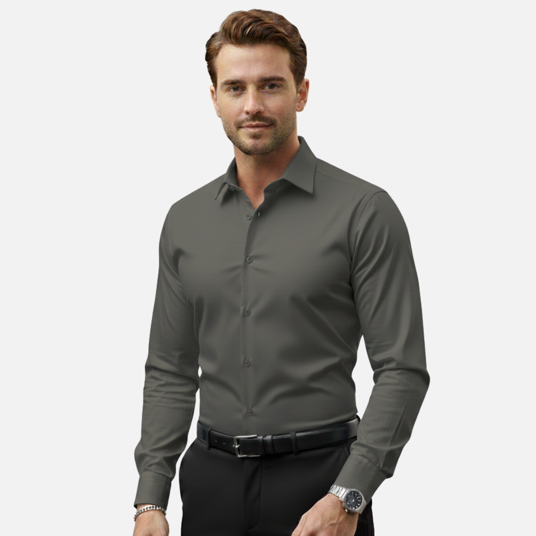 Men’s Slim-Fit Long-Sleeve Shirt