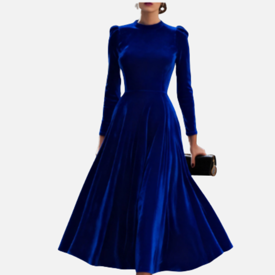 Ivy | Velvet Midi Dress