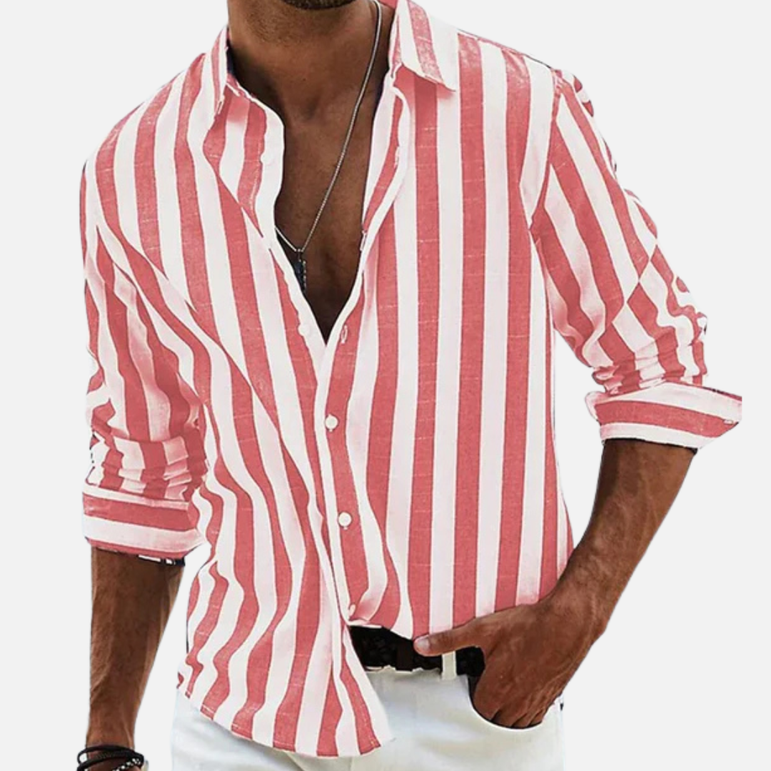 Men's Breathable Stripe Shirt