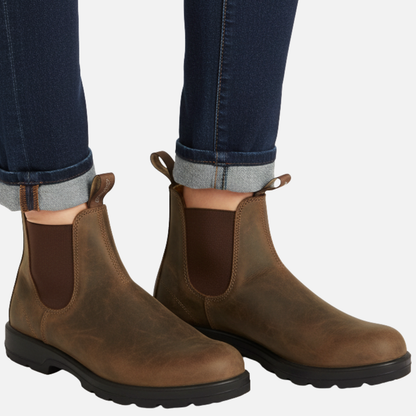 Women’s Classic Ankle Boots – Slip-On Chelsea Boots