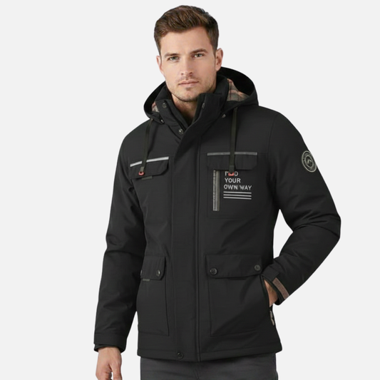Men’s Waterproof Winter Jacket – Windproof Outdoor Jacket