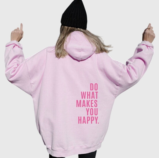Women's Hoodie – Oversized Back Graphic