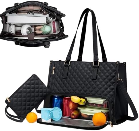 2-in-1 Insulated Lunch & Laptop Tote for Work & Travel 0