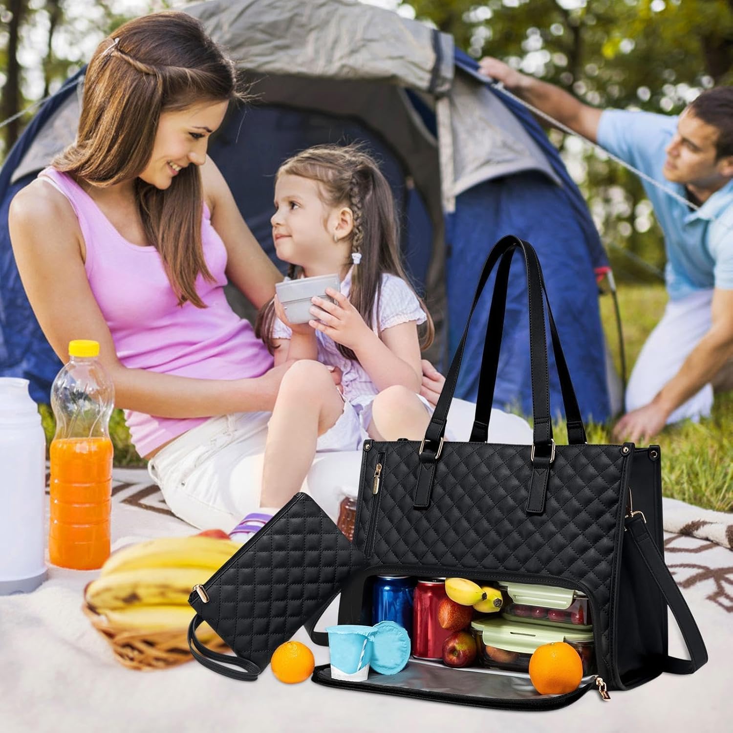 2-in-1 Insulated Lunch & Laptop Tote for Work & Travel 1