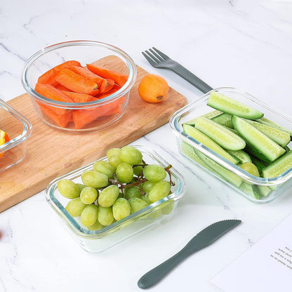 24-Piece Airtight Glass Food Storage Set - PurePreserve 1