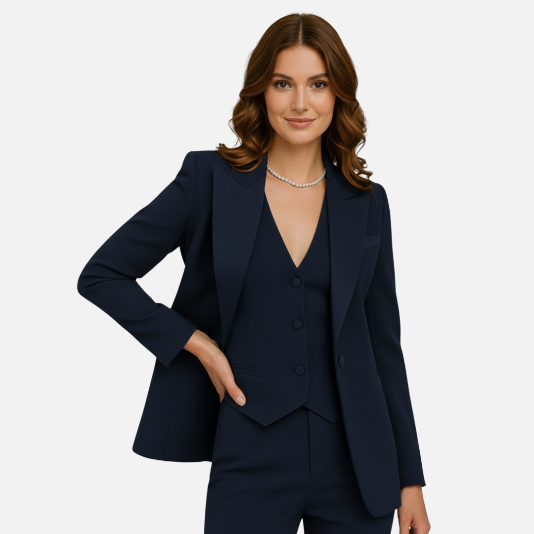 Women’s Stylish Formal Two-Piece Outfit Set