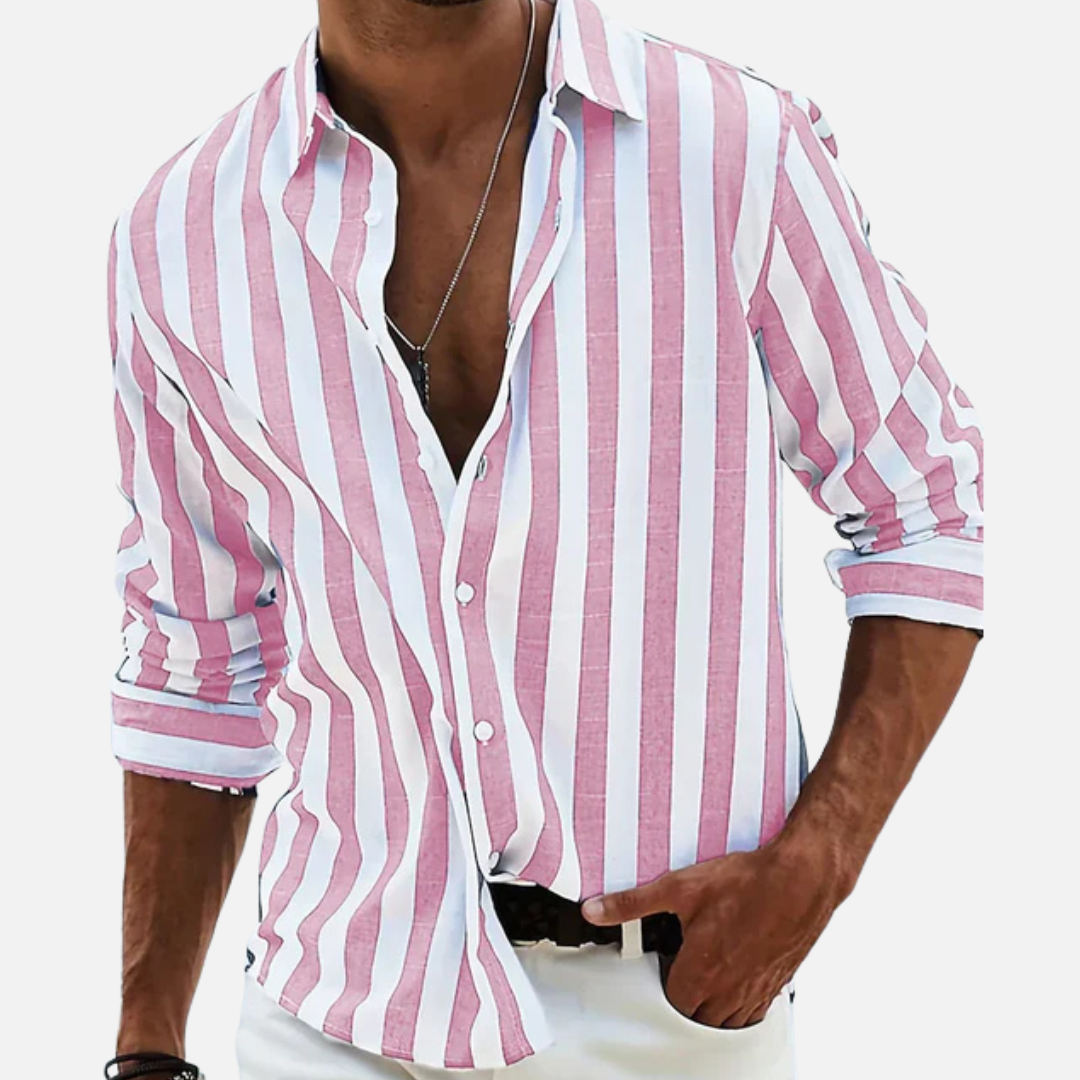 Men's Breathable Stripe Shirt