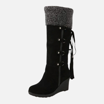 Women’s Elevated Warm Wedge Boots