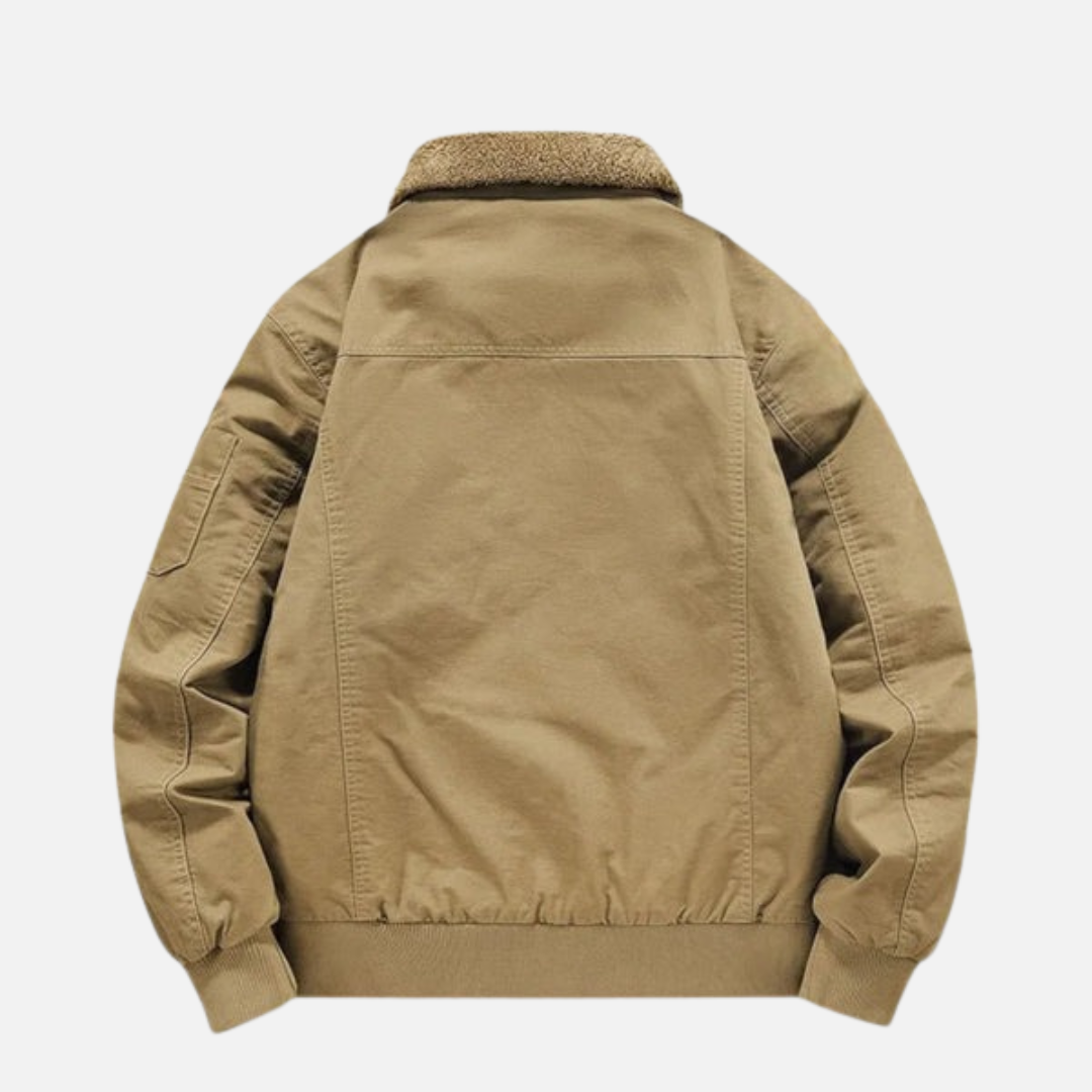 Men’s Warm Lined Winter Jacket – Warm Fleece Interior