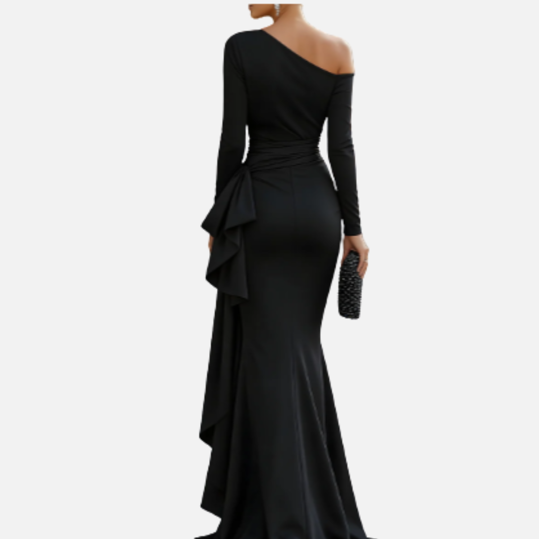 Olivia | One Shoulder Elegant Gown