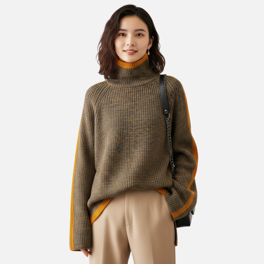 Women’s Oversized Turtleneck Pullover