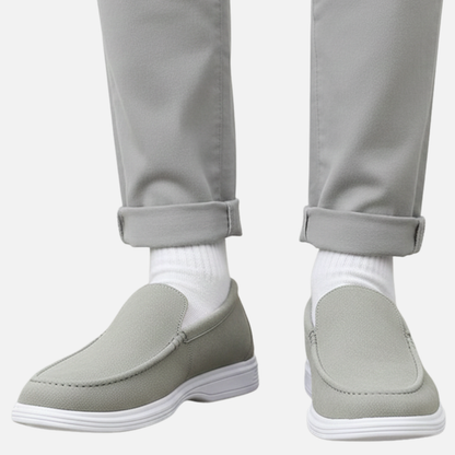 Men's Smart Suede Loafers - Casual Slip-On Driving Shoes
