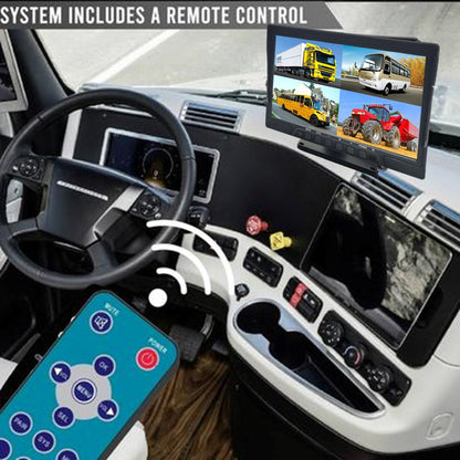 3RD GEN Multi-Camera DVR System, 2 to 4 1080P CAMS w/ GPS, 10" LCD, HEAVY DUTY for TRUCKERS 6