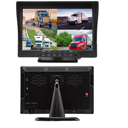3RD GEN Multi-Camera DVR System, 2 to 4 1080P CAMS w/ GPS, 10" LCD, HEAVY DUTY for TRUCKERS 7