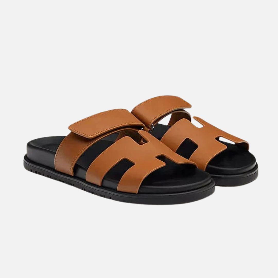 Arthur | Men's Strapped Open Slippers