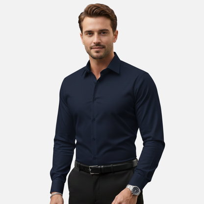 Men’s Slim-Fit Long-Sleeve Shirt