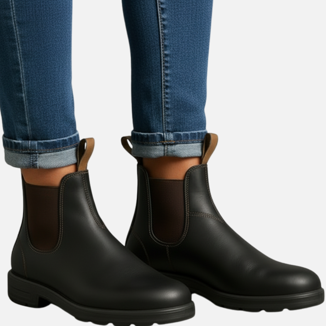 Women’s Classic Ankle Boots – Slip-On Chelsea Boots