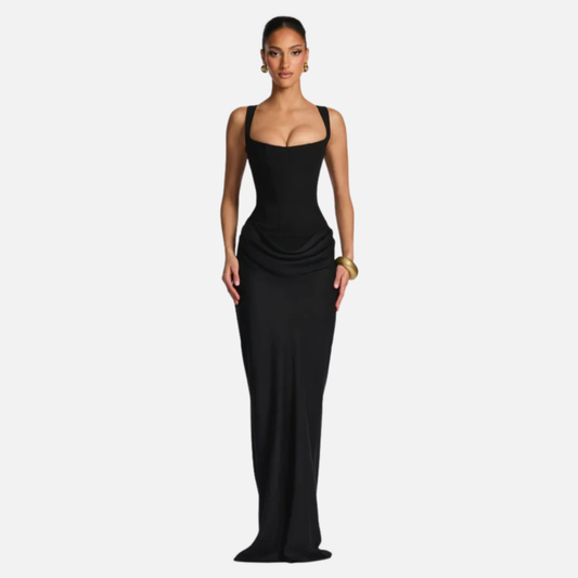 Hazel | Corset Column Evening Dress