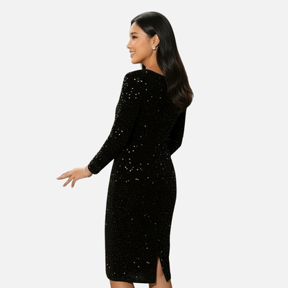 Women’s Sequin Bodycon Midi Dress