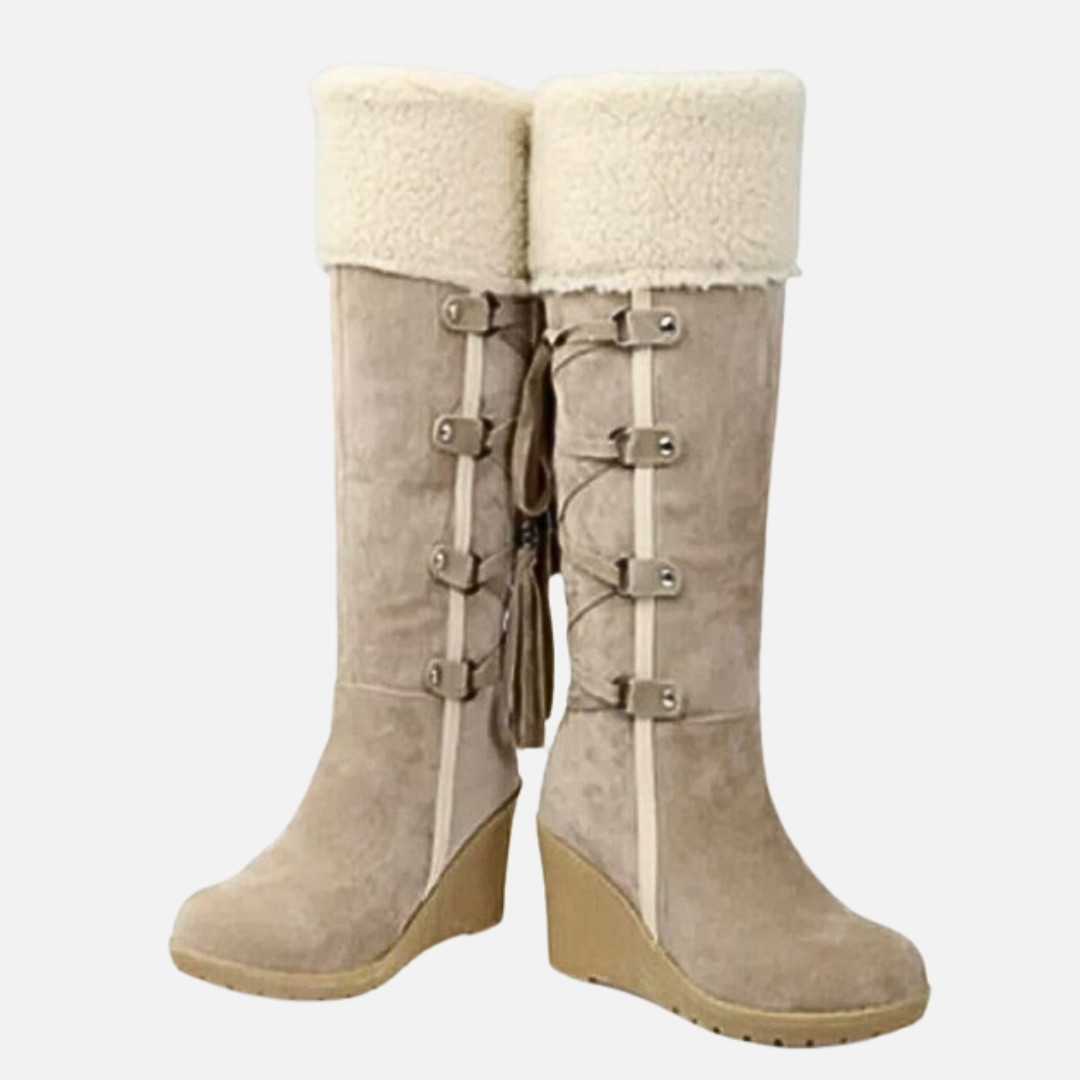 Women’s Elevated Warm Wedge Boots