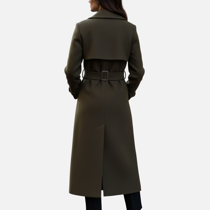 Double-Breasted Trench Coat for Women - Spring Coat