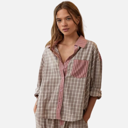 Women’s Striped Pyjamas Set