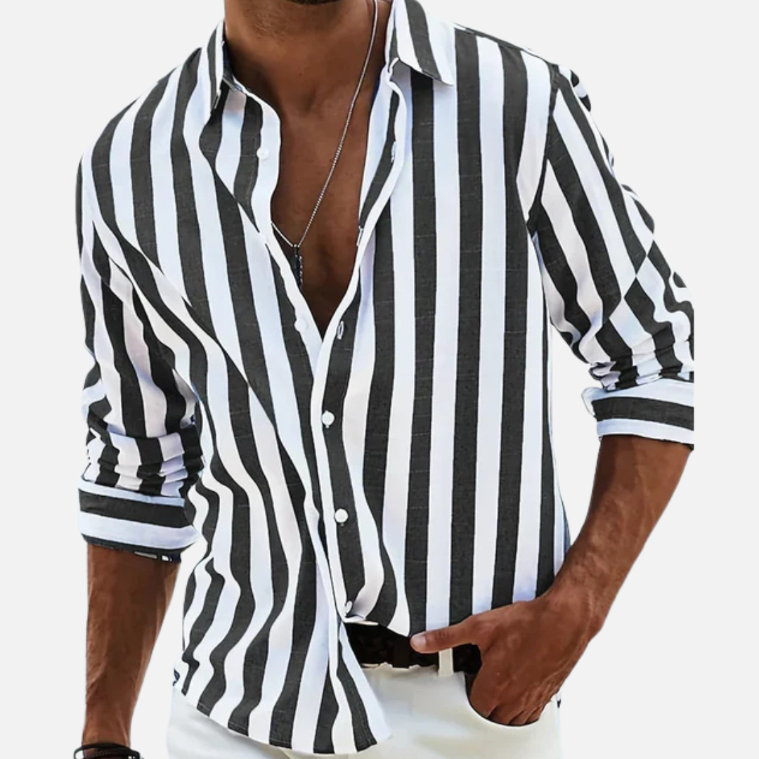 Men's Breathable Stripe Shirt