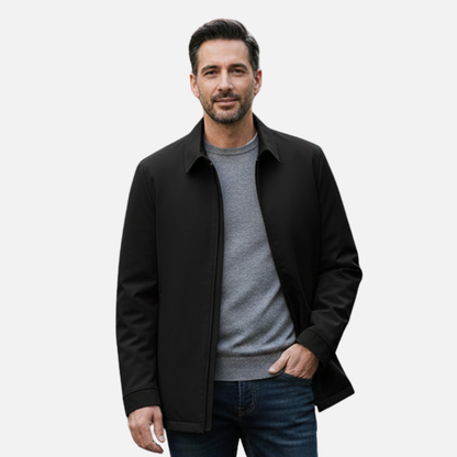 Men’s Lightweight Old Money Jacket - Quilted Lined Coat