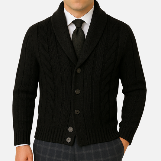 Knitted Cardigan Jumper – Button-Up Cardigan