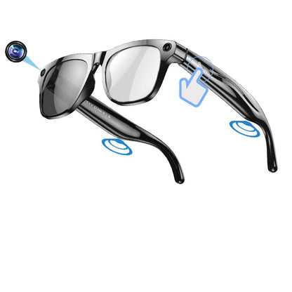 4K AI smart camera glasses photochromatic travel hands-free 9