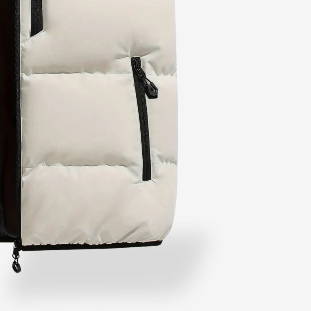 Men’s Hooded Bodywarmer – All-Season Sleeveless Jacket