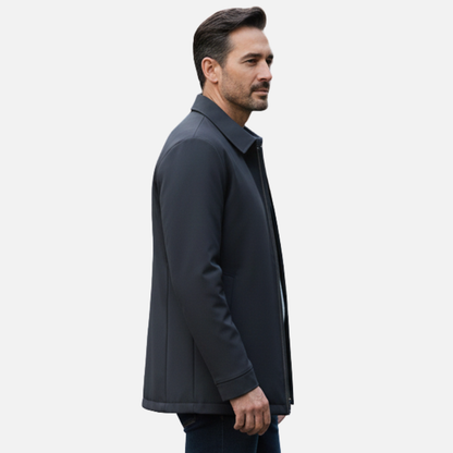 Men’s Lightweight Old Money Jacket - Quilted Lined Coat