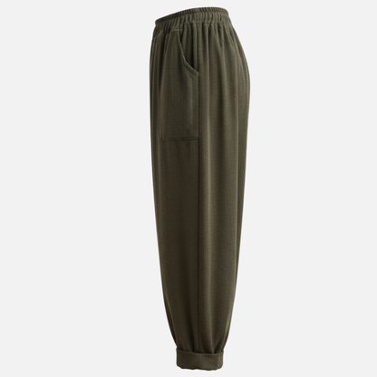 Women’s Corduroy Wide-Leg Pants – Casual Loose Fit Trousers