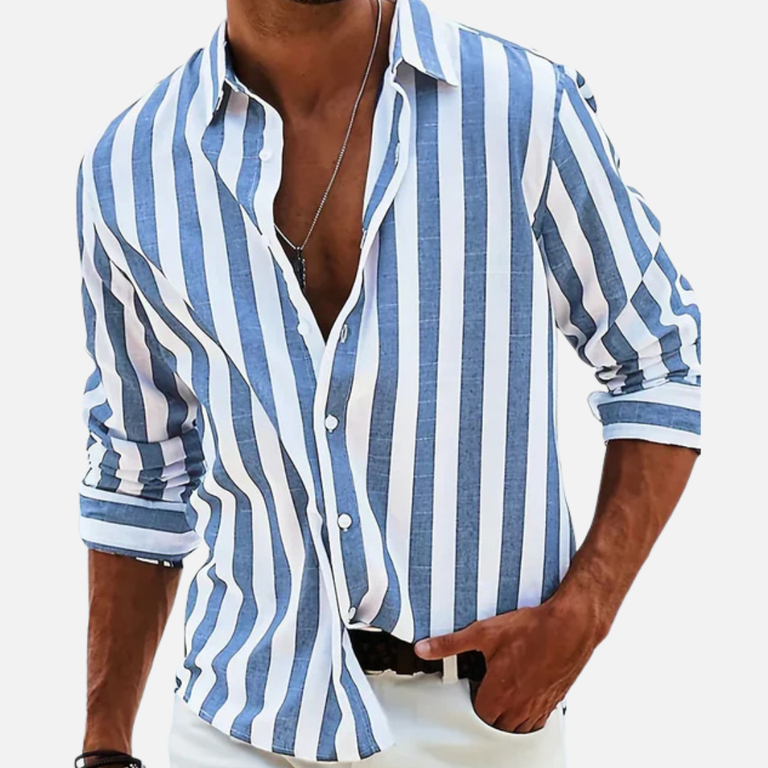 Men's Breathable Stripe Shirt