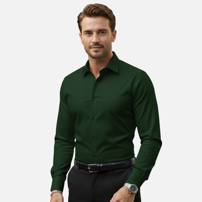 Men’s Slim-Fit Long-Sleeve Shirt